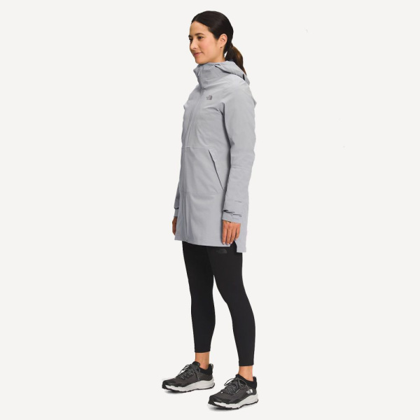 Куртка ThermoBall Eco Triclimate Wm (Женский; XS; meld grey/tin grey)